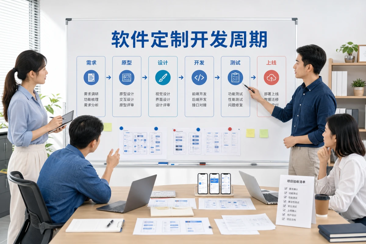 软件定制开发需要多长时间?完整流程与周期说明