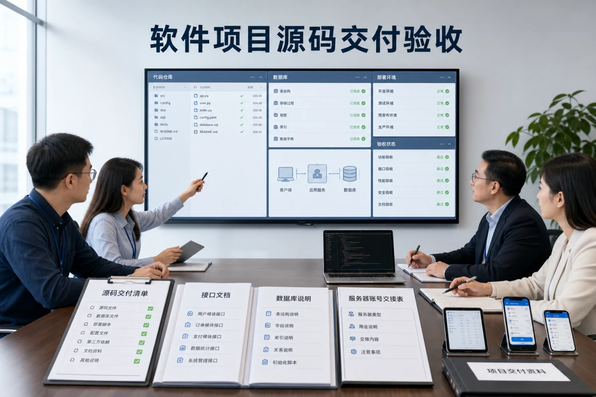 软件项目源码交付时需要检查哪些内容？