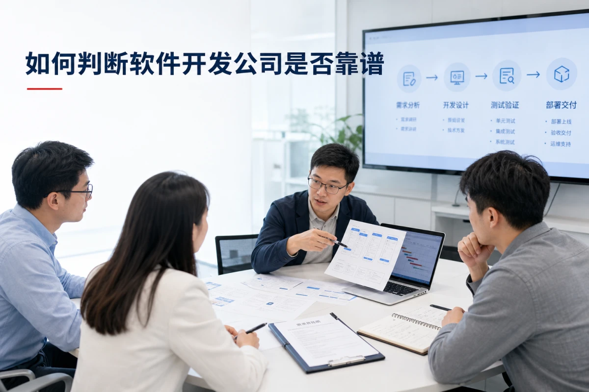 如何判断一家软件开发公司是否靠谱?