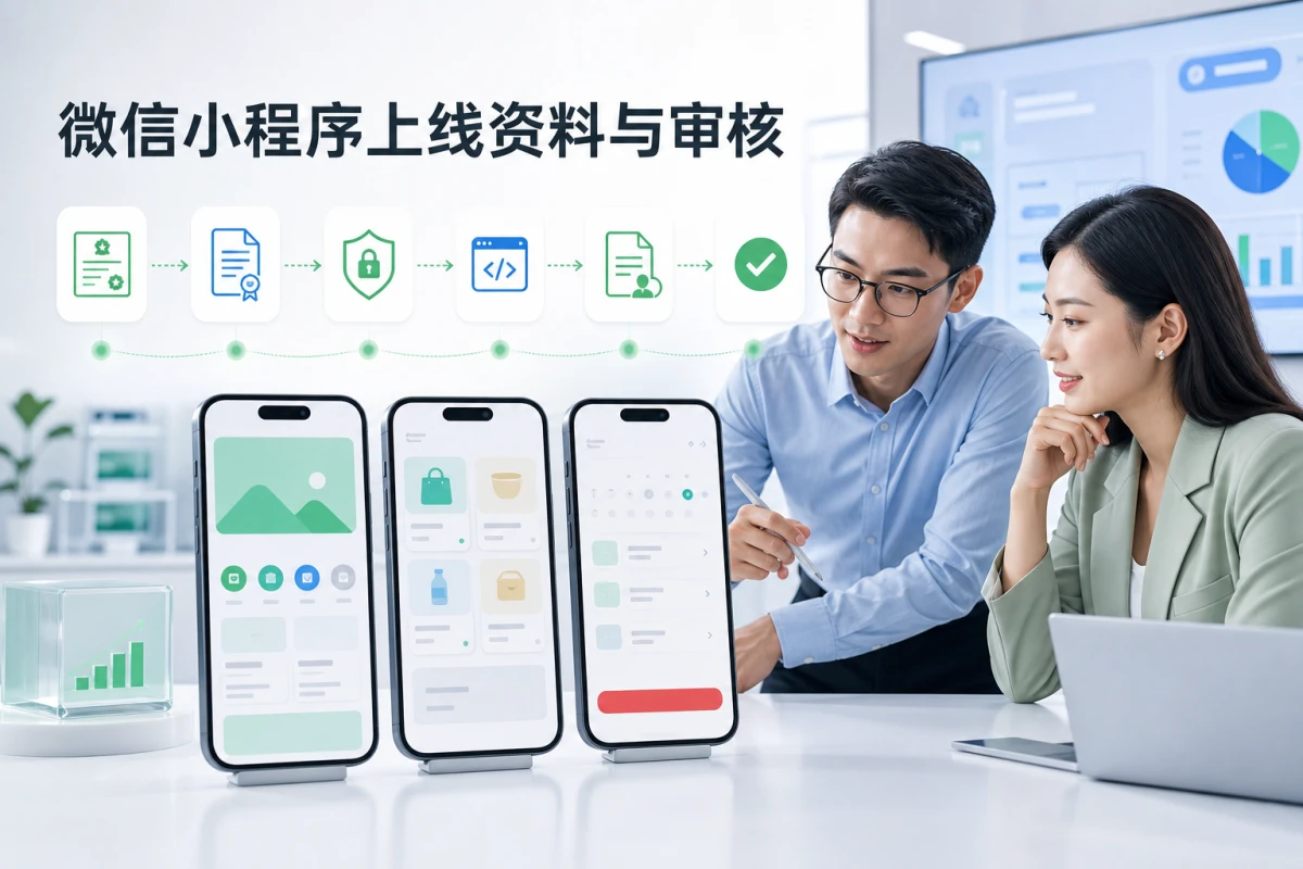 微信小程序上线需要哪些资料、资质和审核步骤？