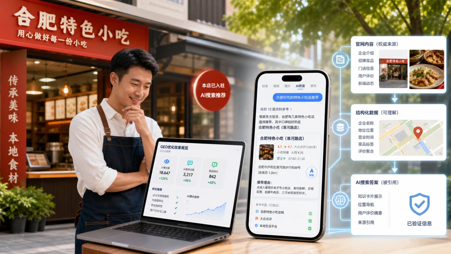 企业个体门店GEO优化怎么做?专业服务帮助门店获得豆包、千问等AI推荐